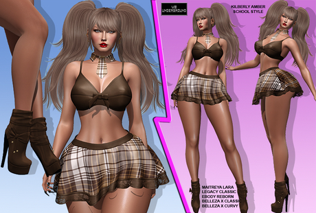 Second Life Marketplace - **KILBERLY AMBER TAN WINTER COMPLET OUTFIT**